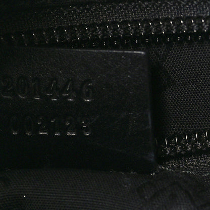 Gucci Imprime Monogram Medium Flat Messenger Bag Black 7 of 9