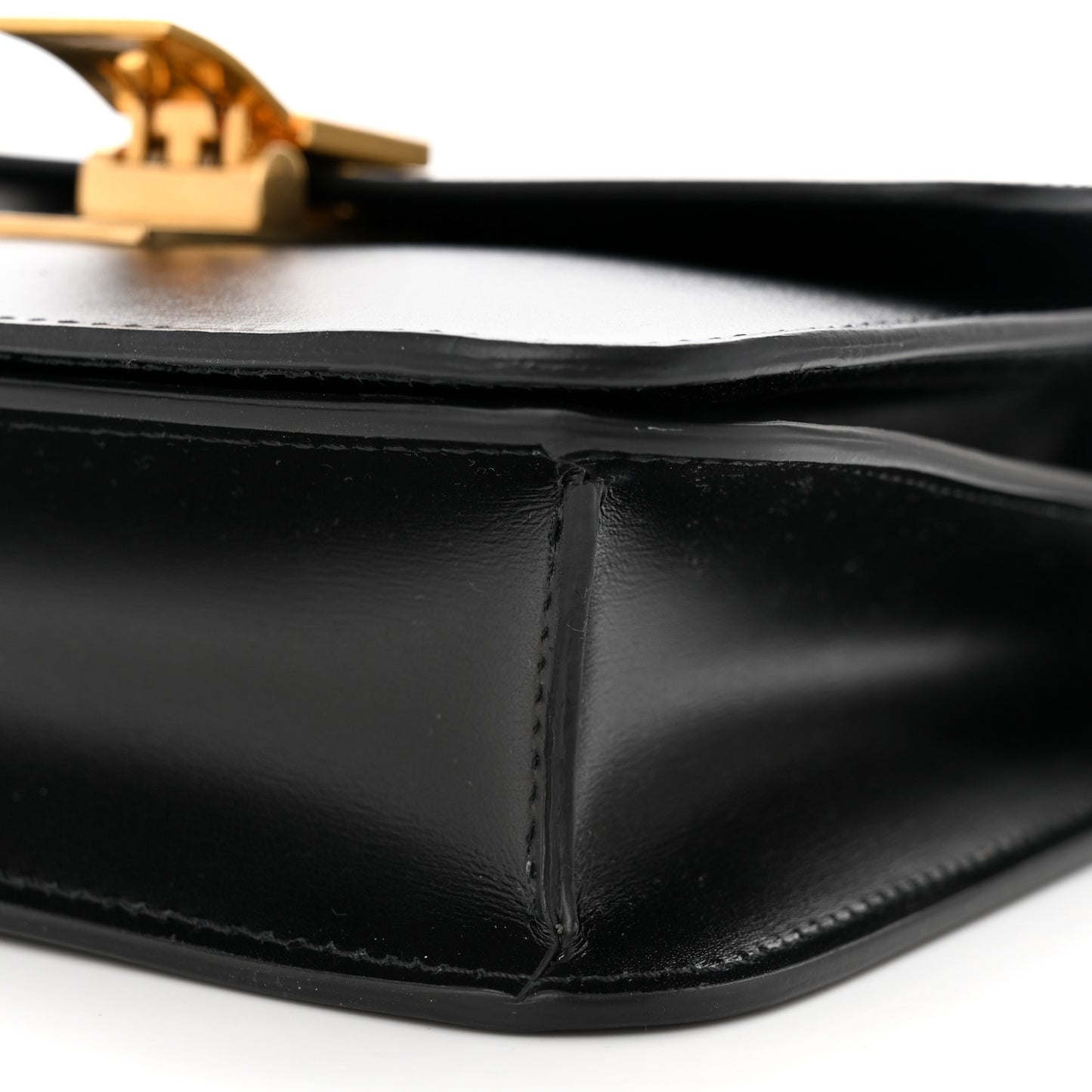 Box Calfskin Teen Classic Box Flap Bag Black