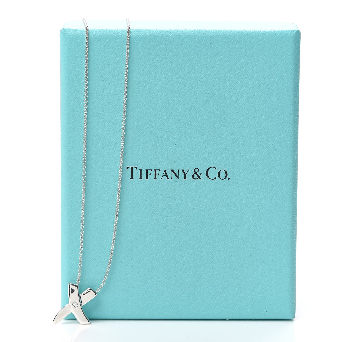 Sterling Silver Diamond Paloma Picasso Graffiti X Pendant Necklace