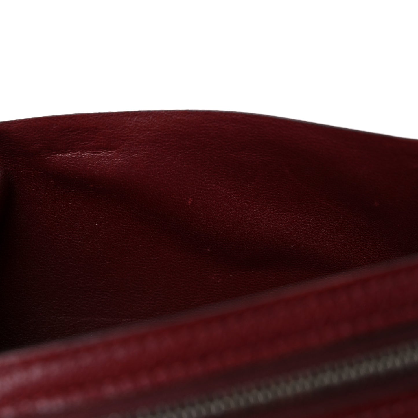 Chèvre Mysore Bearn Gusset Wallet Rouge H