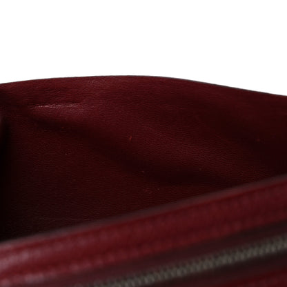 Hermes Chèvre Mysore Bearn Gusset Wallet Rouge H 13 of 16