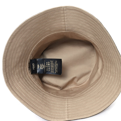 Fendi Poyester FF Reversible Bucket Hat S Tobacco Beige 4 of 13
