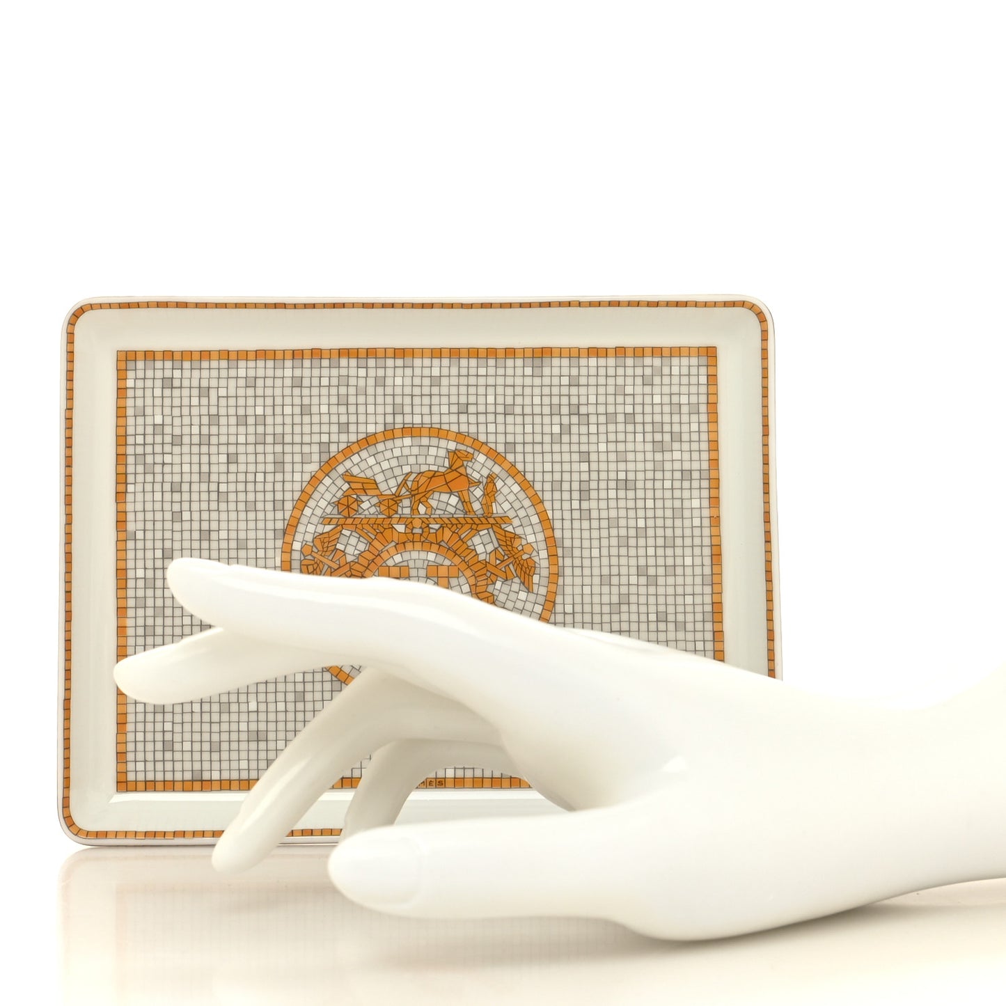 Porcelain Mosaique au 24 Gold Sushi Plate