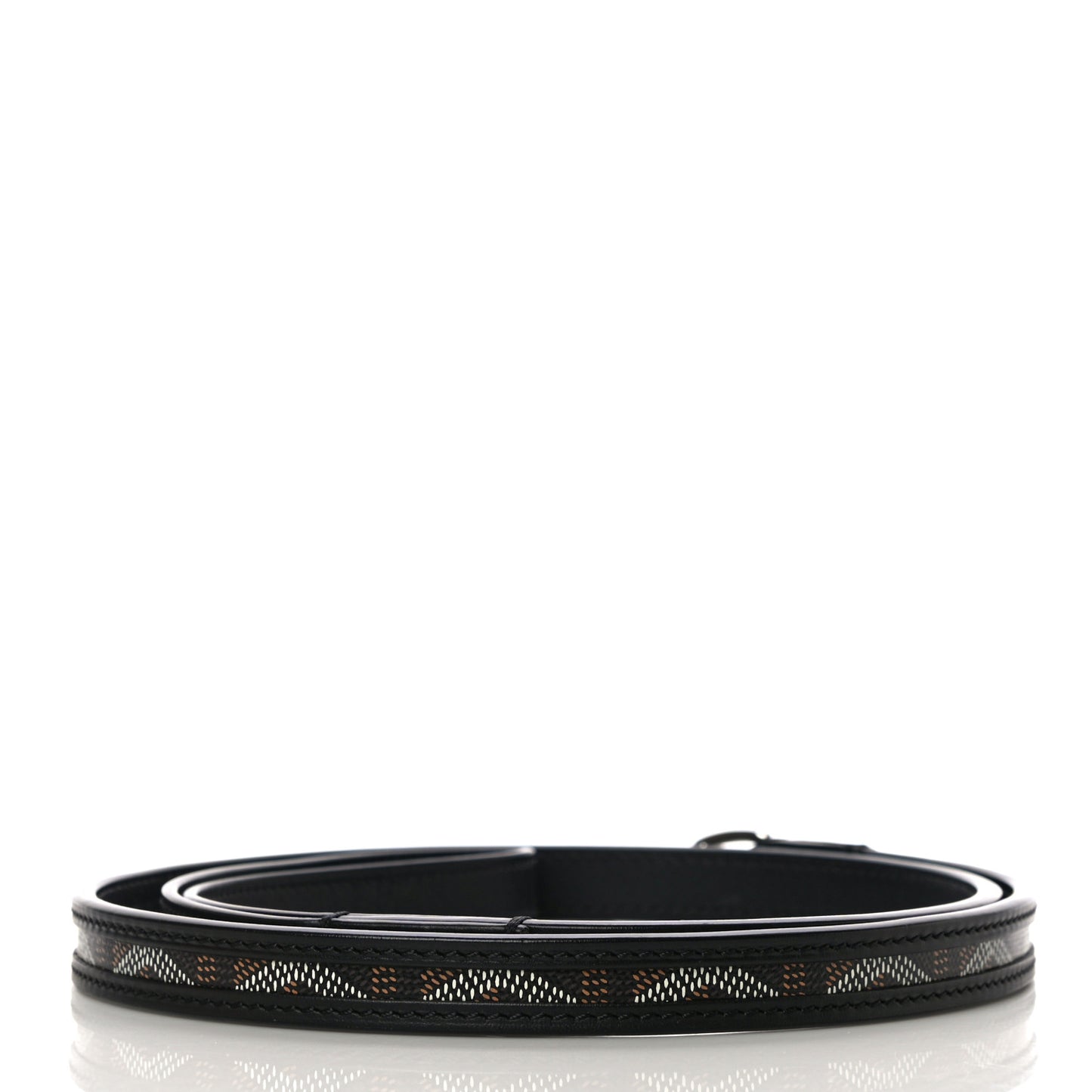 Goyardine Dog Leash Black