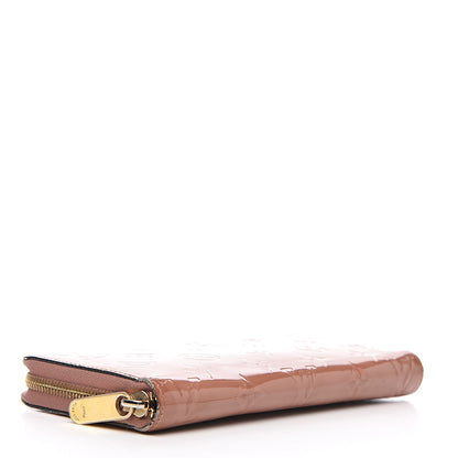 Louis Vuitton Vernis Zippy Wallet Rose Velours 3 of 16