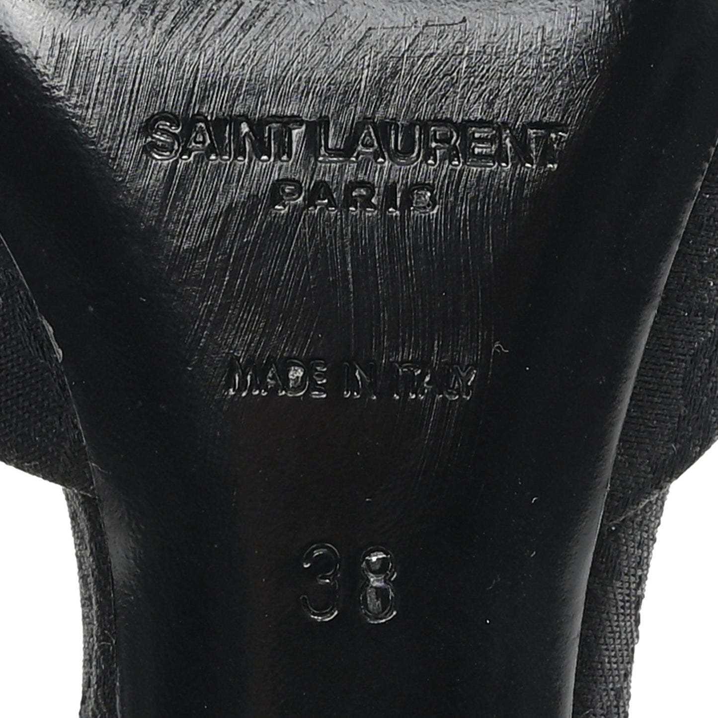 Jacquard All-Over Monogram Le Maillon 60mm Mules 38 Black