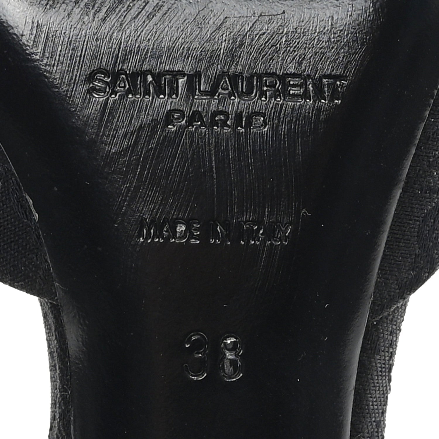 Saint Laurent Jacquard All-Over Monogram Le Maillon 60mm Mules 38 Black 7 of 9