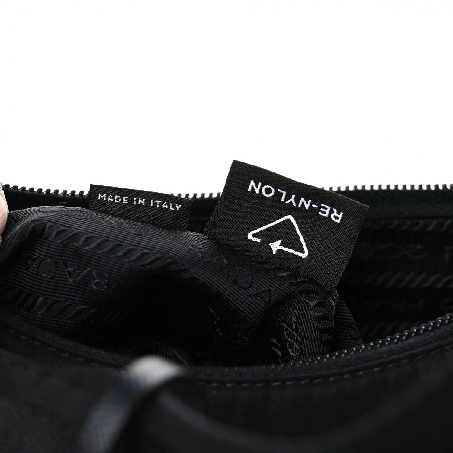 Prada Tessuto Nylon Mini Re-Edition 2000 Bag Black 7 of 14