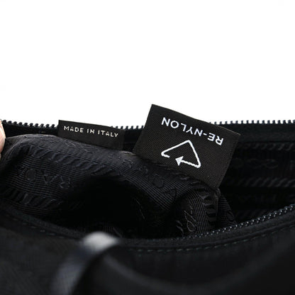 Prada Tessuto Nylon Mini Re-Edition 2000 Bag Black 7 of 14