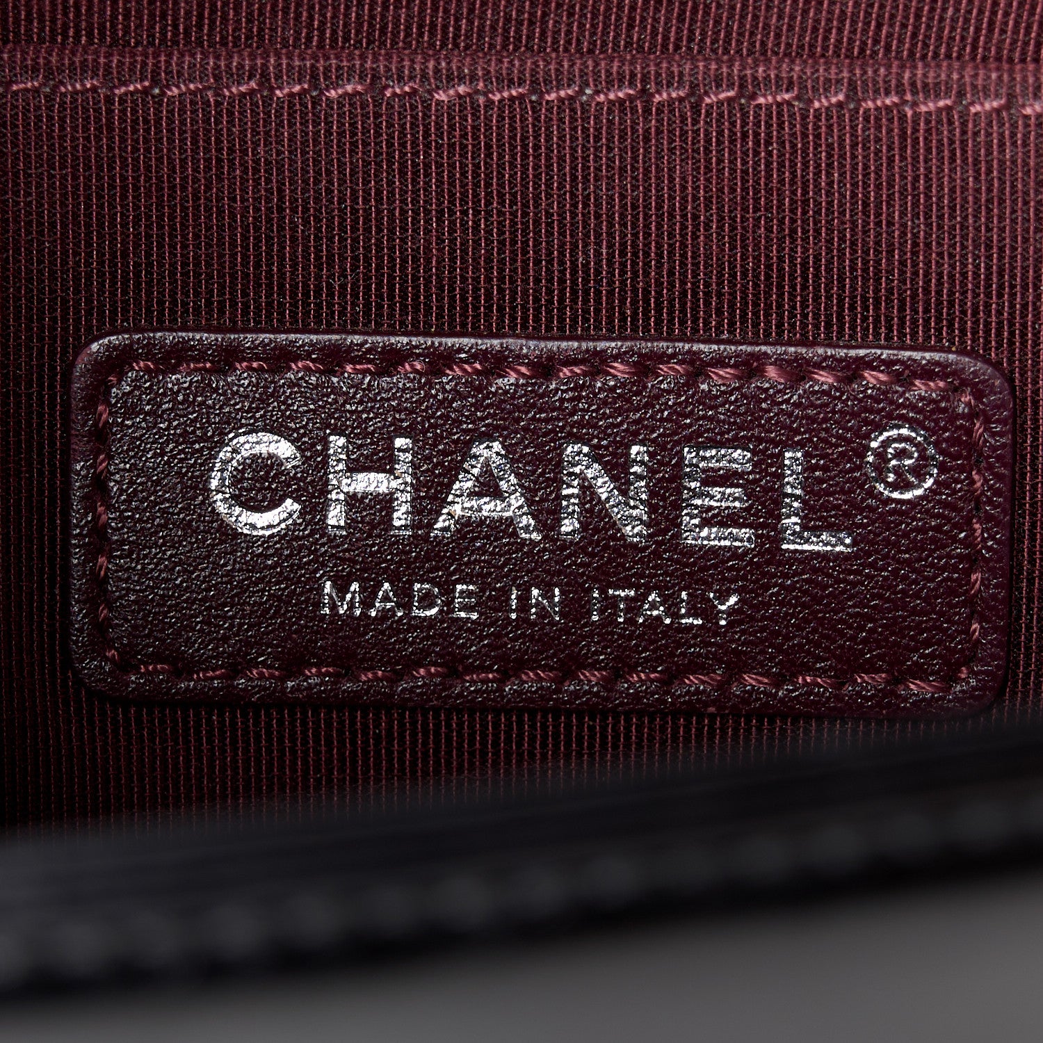 Chanel Glazed Calfskin Quilted Small Boy Chained Flap Black 6 of 10