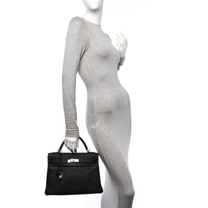 Hermes Togo Kelly Retourne 32 Black 2 of 17