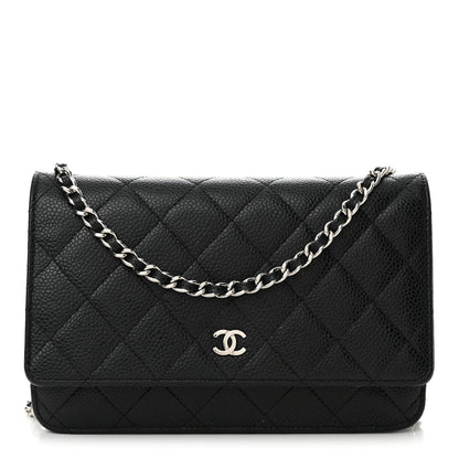 Chanel Caviar Quilted Wallet On Chain WOC Black 1 of 14