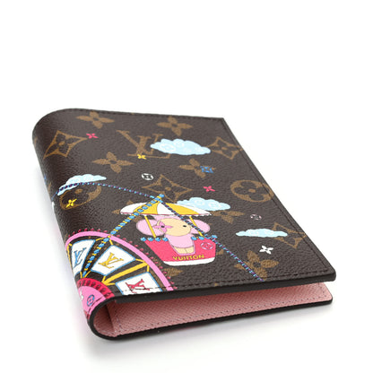 Louis Vuitton Monogram 2020 Christmas Animation Big Wheel Passport Cover Rose Ballerine 4 of 8