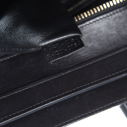 Celine Shrunken Lambskin Micro Bi-Color Luggage Black White 9 of 9