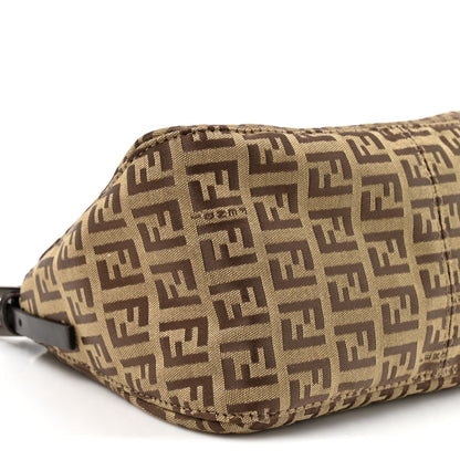 Fendi Zucchino Vitello Mini Mama Baguette Beige Toro Moro 9 of 10