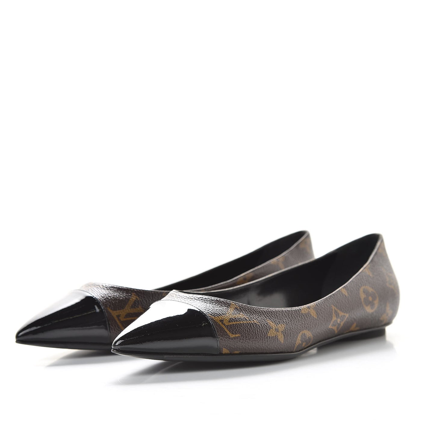 Patent Monogram Fetish Ballerina Flats 38.5
