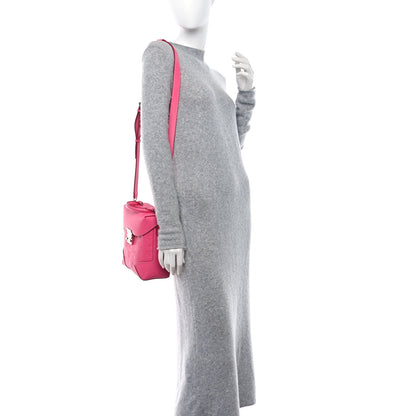 MCM Calfskin Ottomar Monogram Small Soft Berlin Crossbody Teaberry 2 of 8