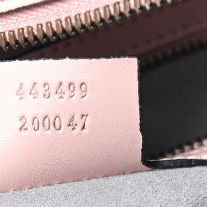 Gucci Calfskin Matelasse GucciGhost Medium GG Marmont Chain Shoulder Bag Perfect Pink Rosa Ivory 8 of 10