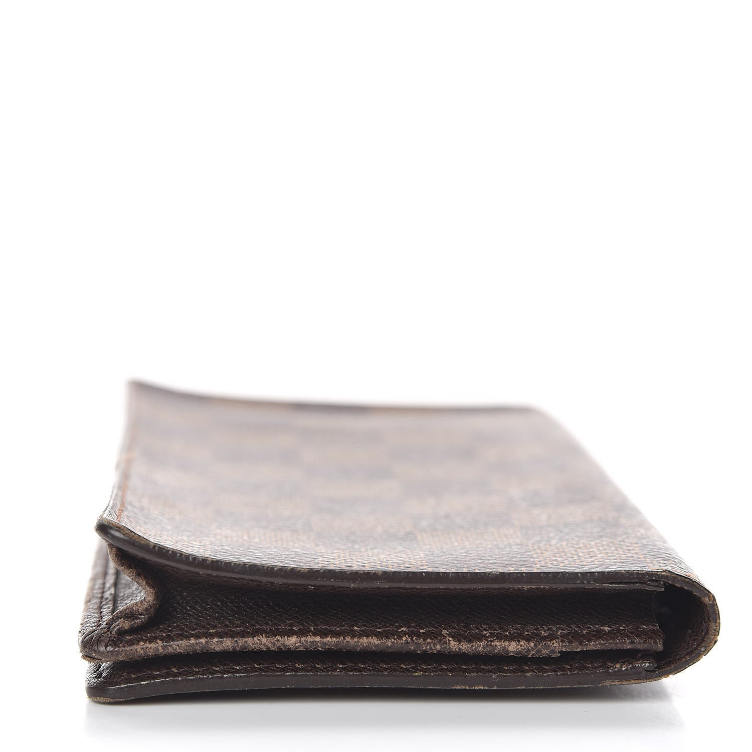 Louis Vuitton Damier Ebene Checkbook Cover Wallet 10 of 13