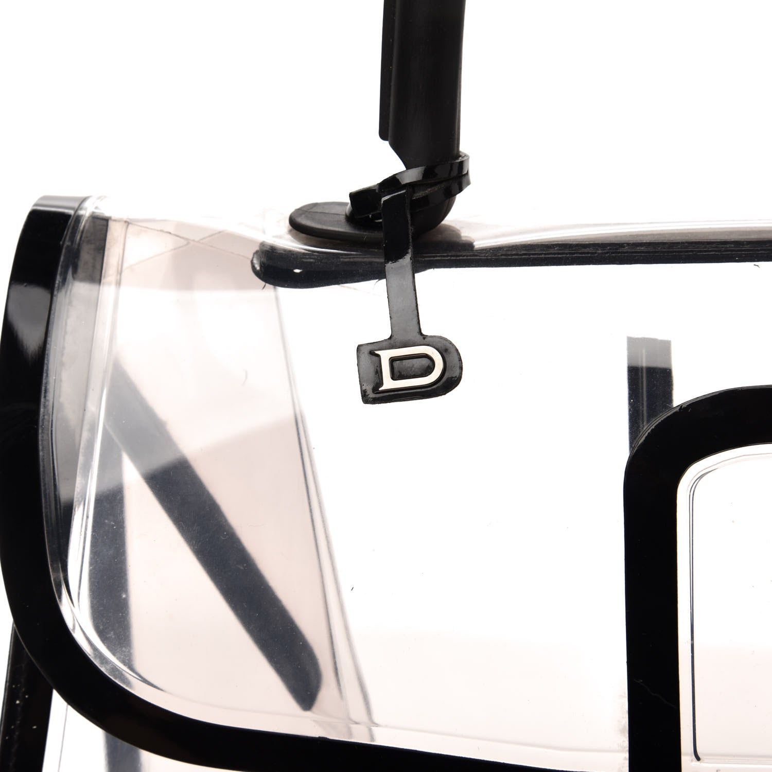 Delvaux PVC X Ray Brillant Satchel Black 12 of 14