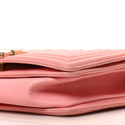 Chanel Caviar Quilted Medium Boy Flap Pink 9 of 9