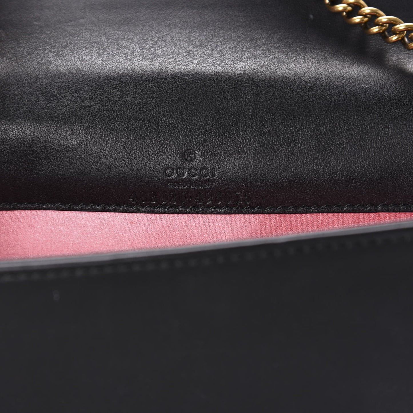Velvet Matelasse GG Marmont Mini Bag Black