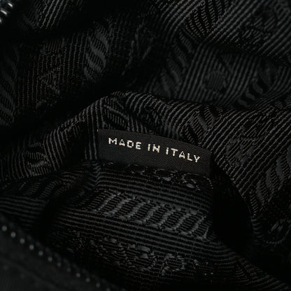 Prada Tessuto Nylon Mini Re-Edition 2000 Bag Black 7 of 10