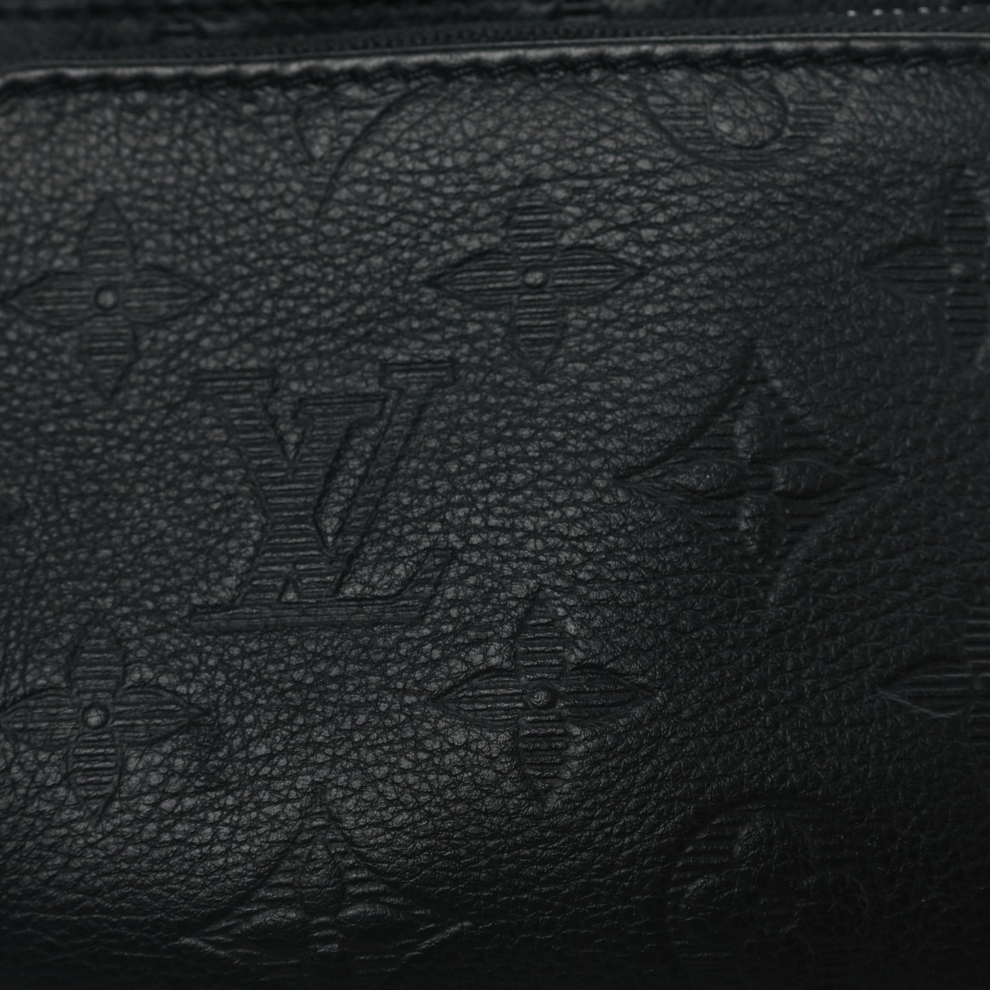 Calfskin Monogram Shadow Rush BumBag Black