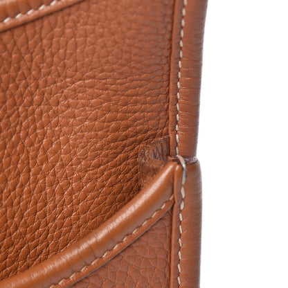 Hermes Taurillon Clemence Evelyne III PM Gold 12 of 15