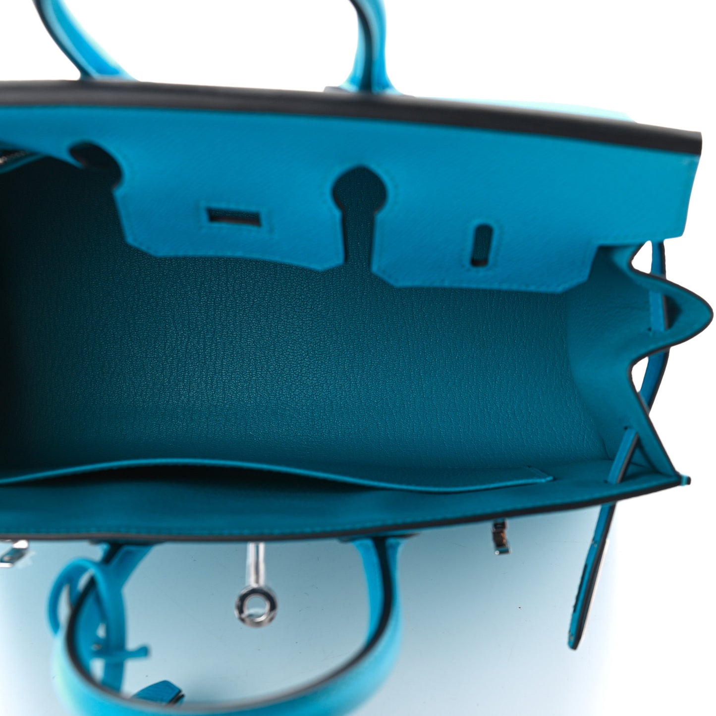 Epsom Birkin Sellier 25 Bleu Frida