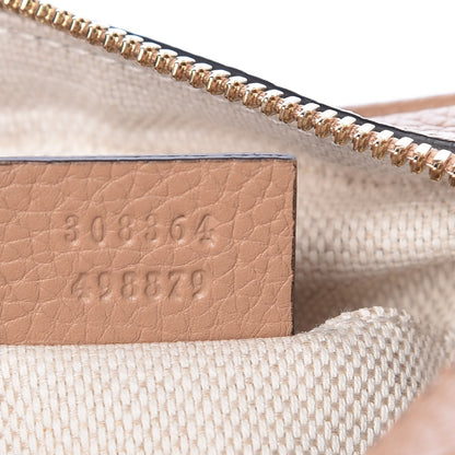 Gucci Pebbled Calfskin Small Soho Disco Bag Camelia 7 of 8