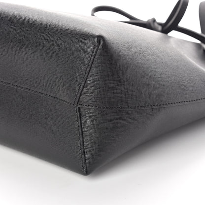 Mansur Gavriel Saffiano Mini Bucket Bag Black 8 of 8