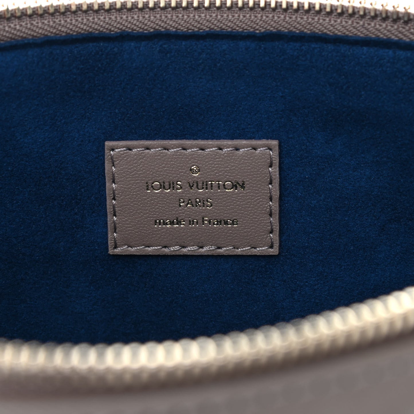 Lambskin Embossed Monogram Coussin PM Taupe