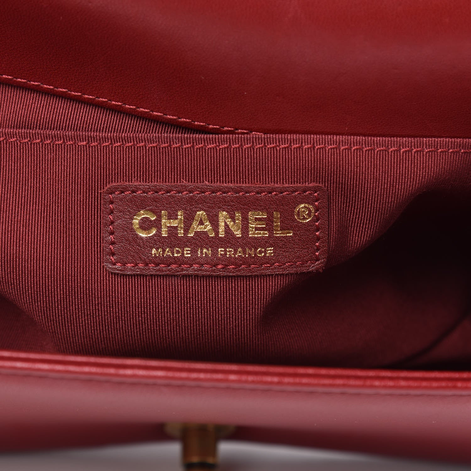 Chanel Lambskin Quilted Medium Boy Flap Red 6 of 16