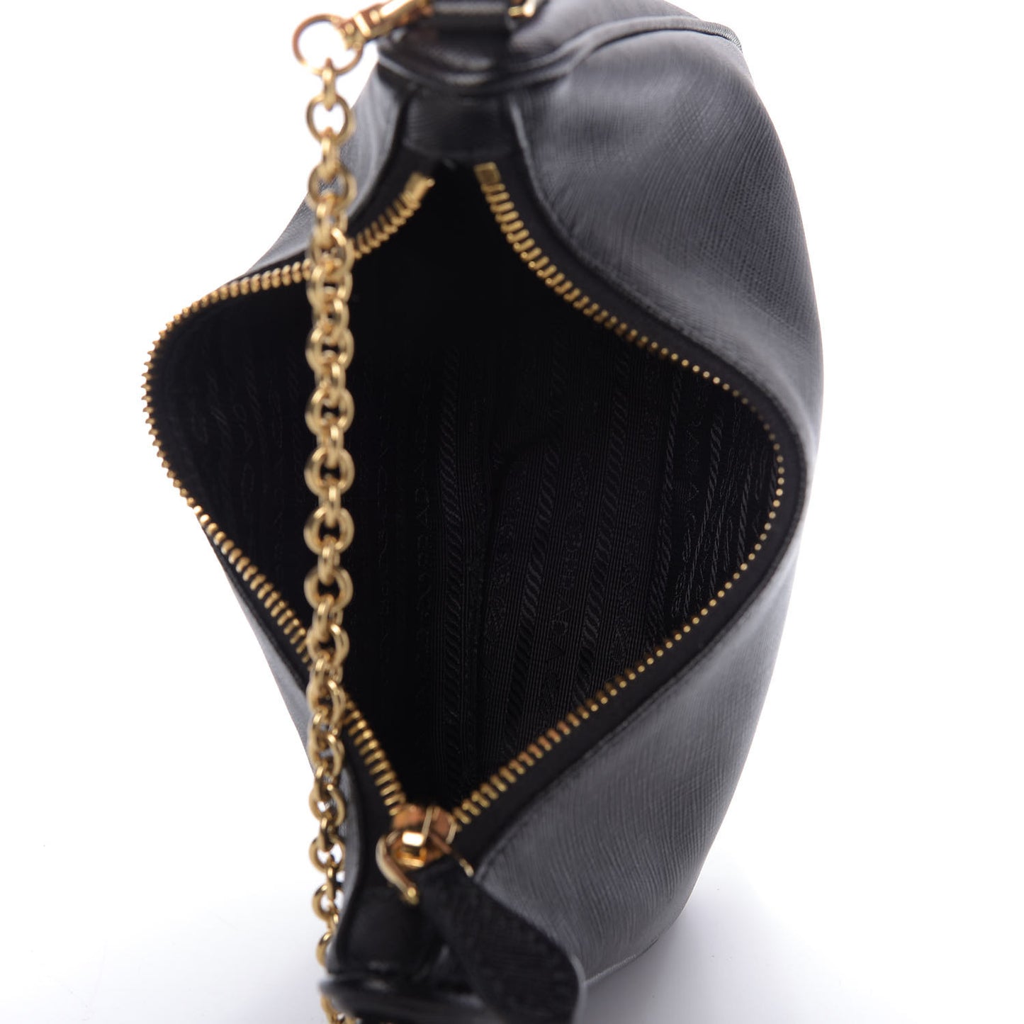 Saffiano Lux Re-Edition 2005 Shoulder Bag Black
