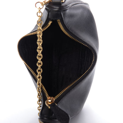 Prada Saffiano Lux Re-Edition 2005 Shoulder Bag Black 5 of 9