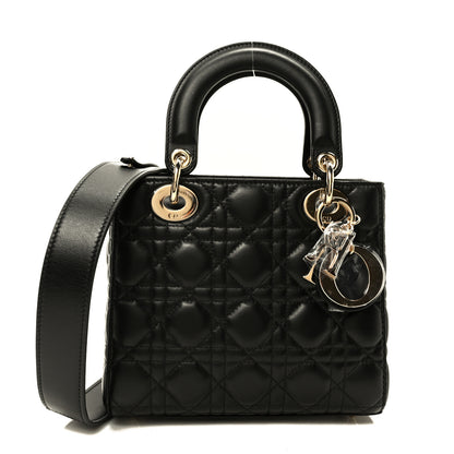 Christian Dior Lambskin Cannage Small My ABCDior Lady Dior Black 1 of 9