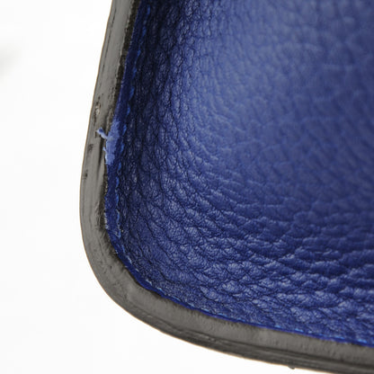 Celine Crisped Calfskin Mini Tie Knot Tote Indigo 8 of 8