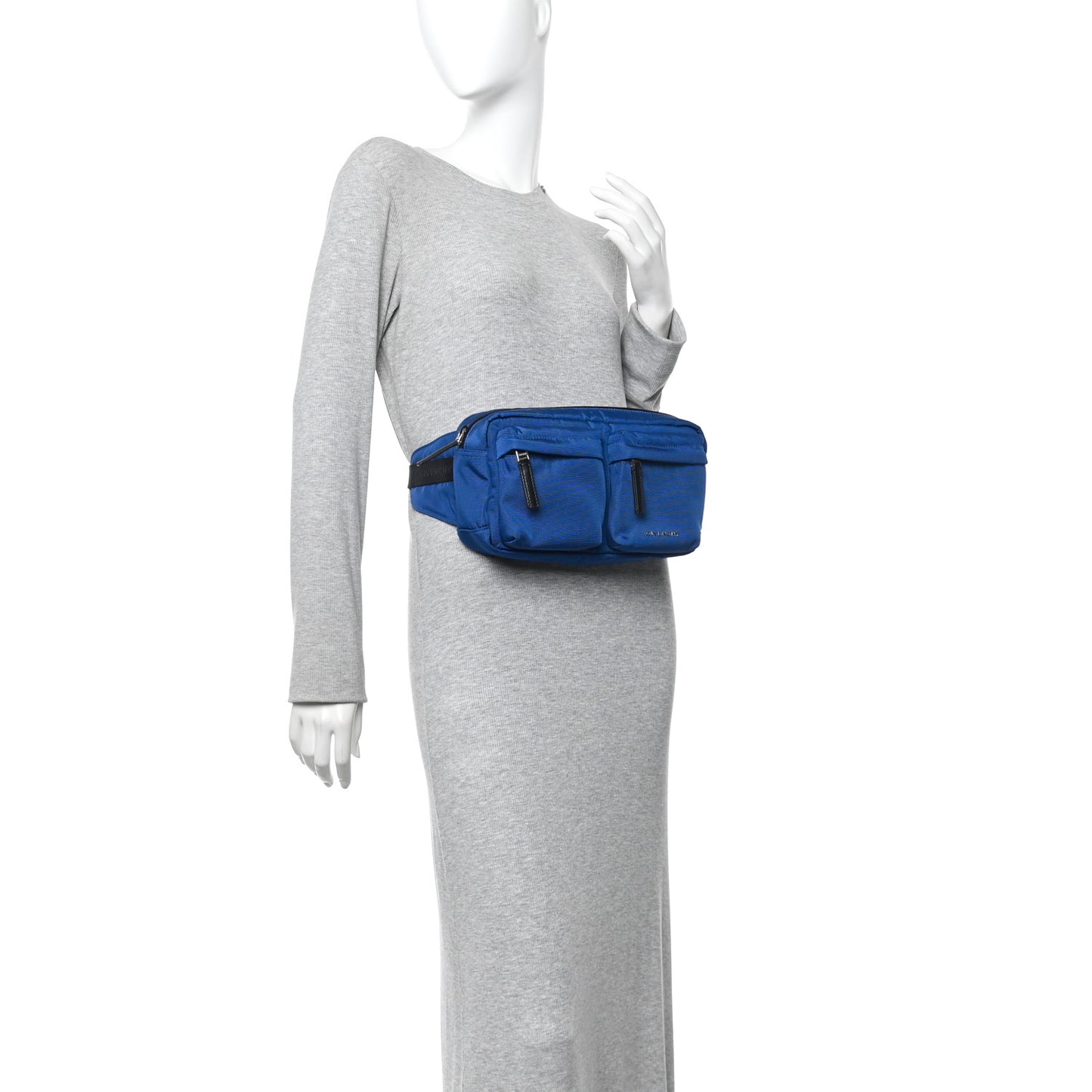 Nylon Essential U Belt Bag Electric Blue