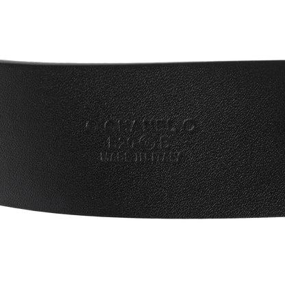 Chanel Calfskin Pearl Crystal CC Belt 85 34 Black 3 of 5
