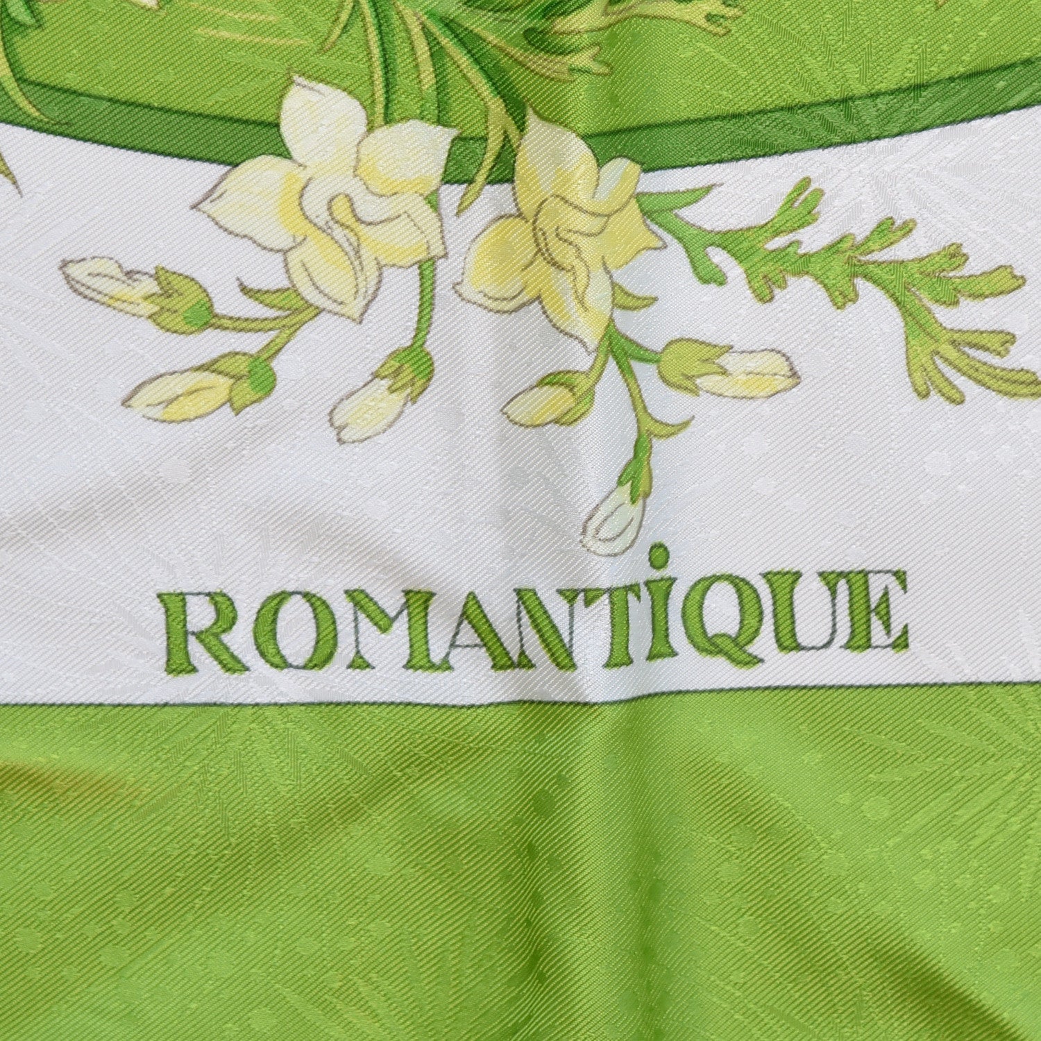 Hermes Jacquard Silk Romantique Scarf 90 4 of 6