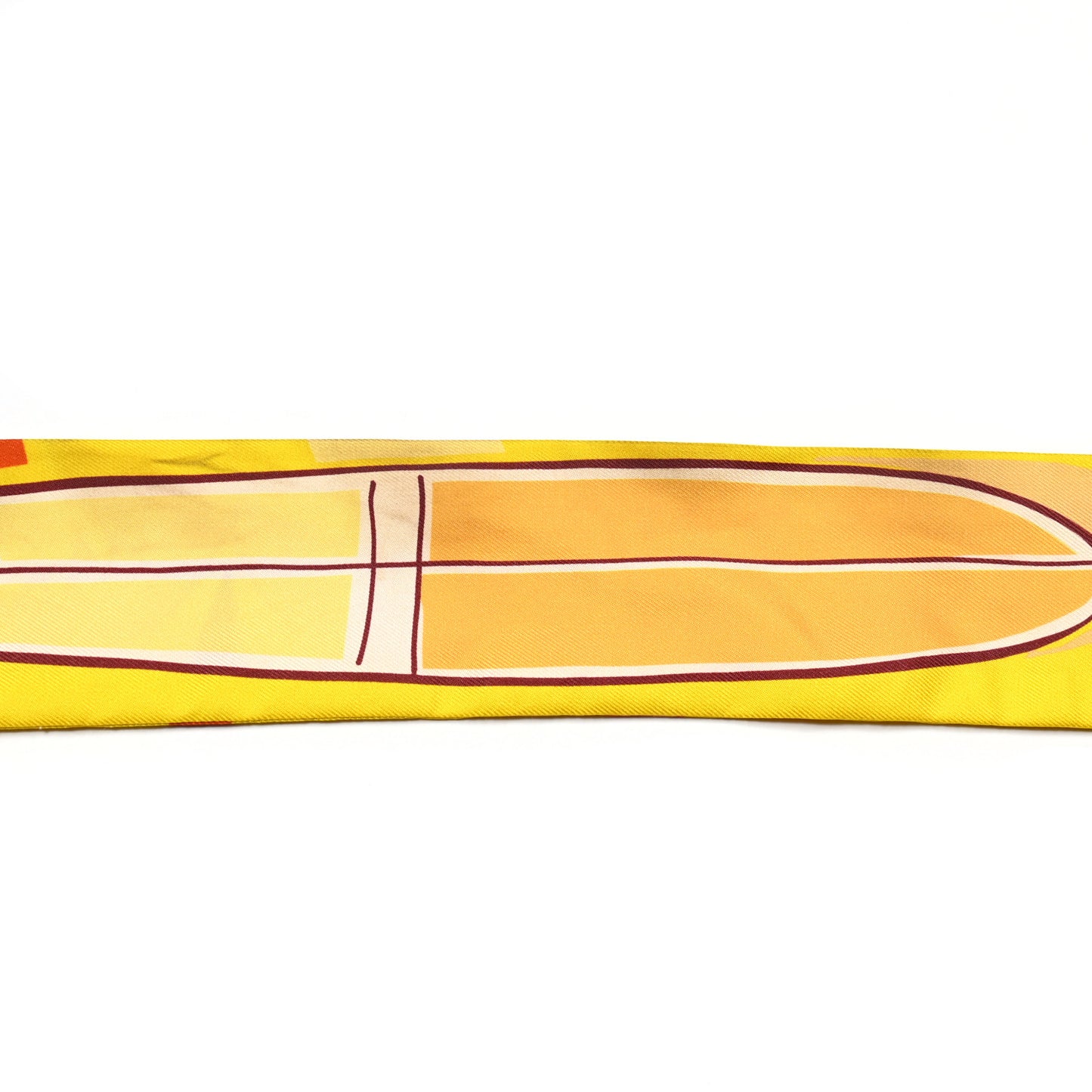 Silk Sea Surf and Fun Twilly Jaune Vif Abricot Soleil
