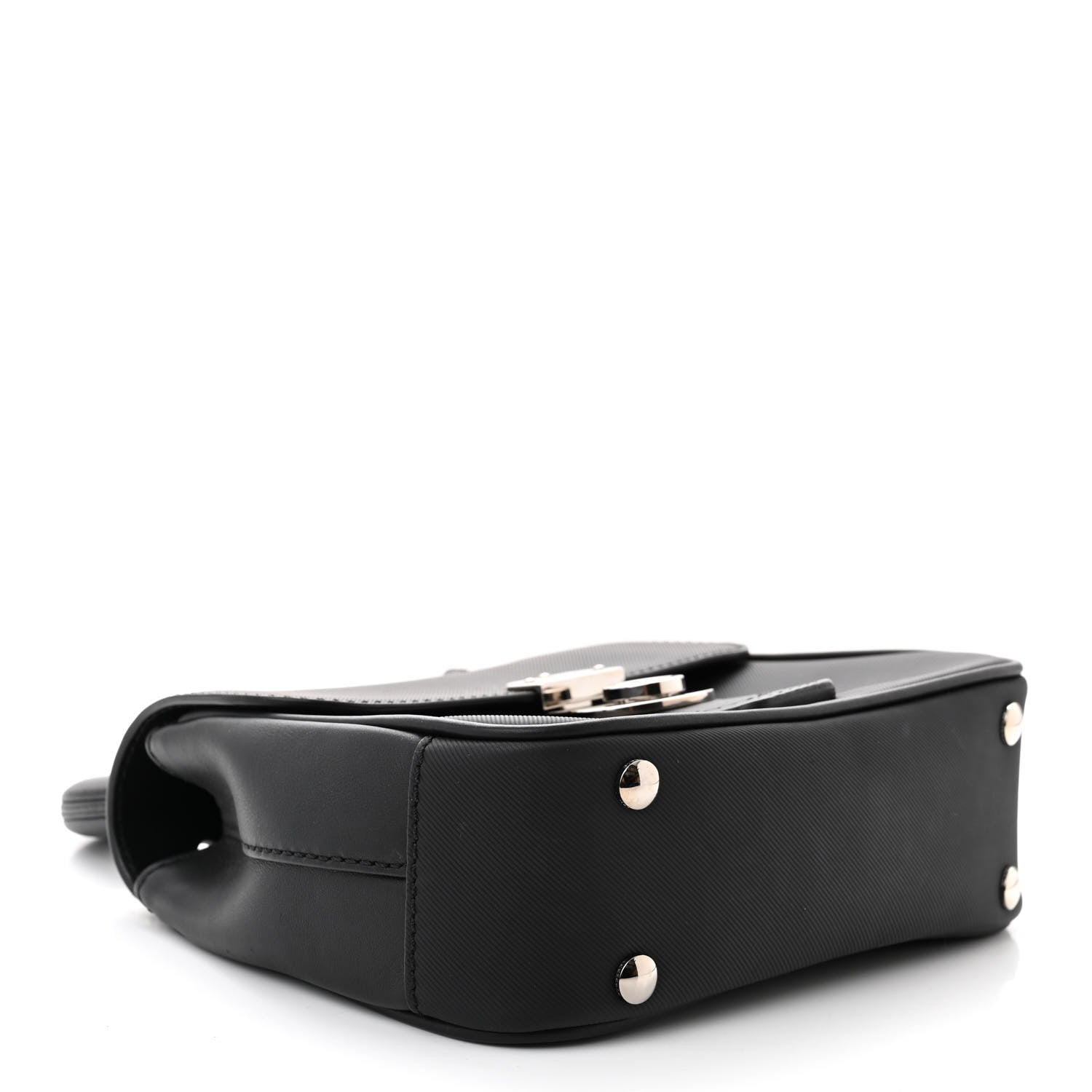 Burberry Trench Calfskin Small DK88 Top Handle Bag Black 4 of 12