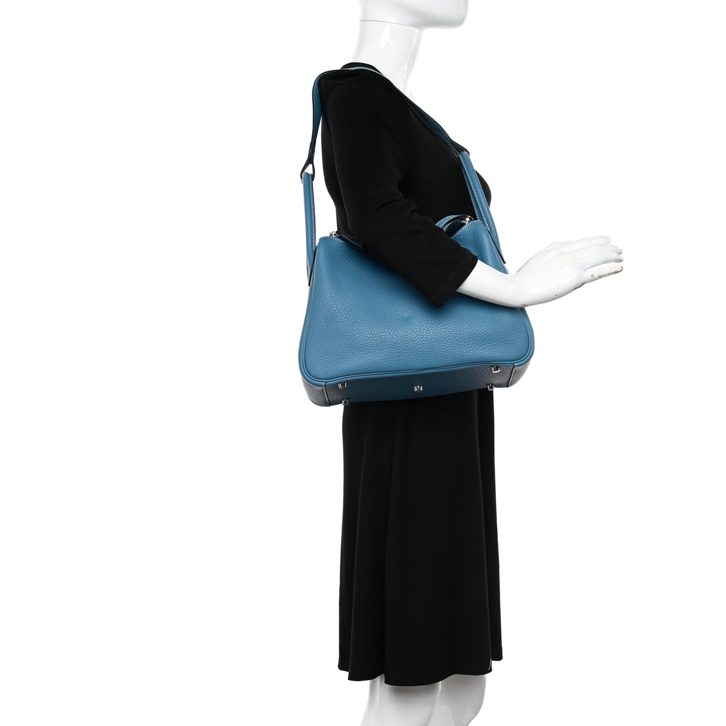 Taurillon Clemence Lindy 30 Bleu Jean