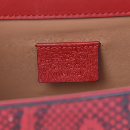 Gucci Elaphe Radiata Small Osiride Shoulder Bag Hibiscus Red 6 of 10