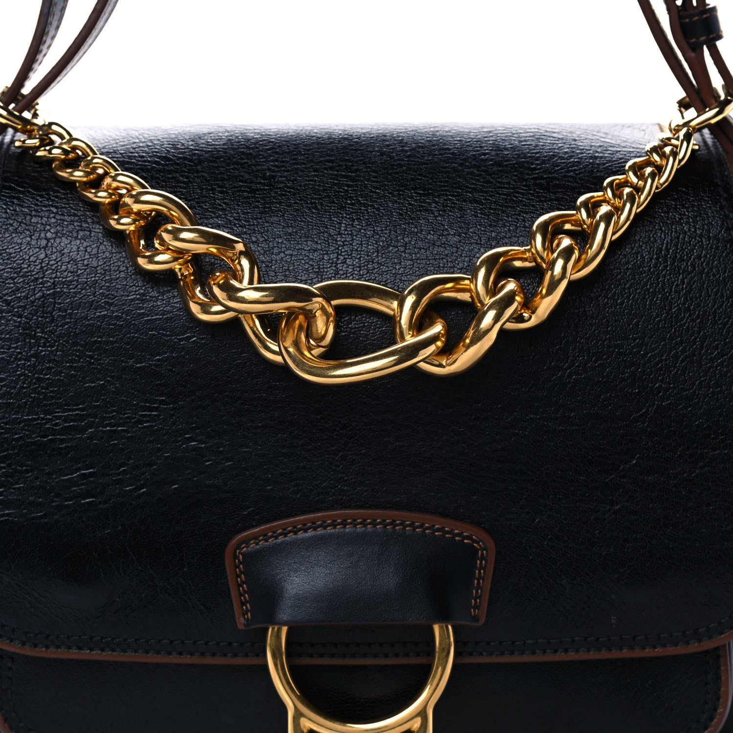 Miu Miu Goatskin Madras Lux Dahlia Black 9 of 12