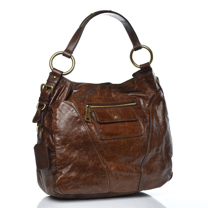 Prada Vitello Shine Hobo Nocciolo 3 of 13