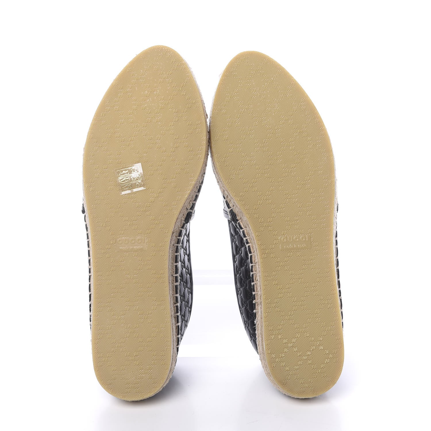 Gucci Microguccissima Signature Espadrilles 38.5 Black 5 of 9