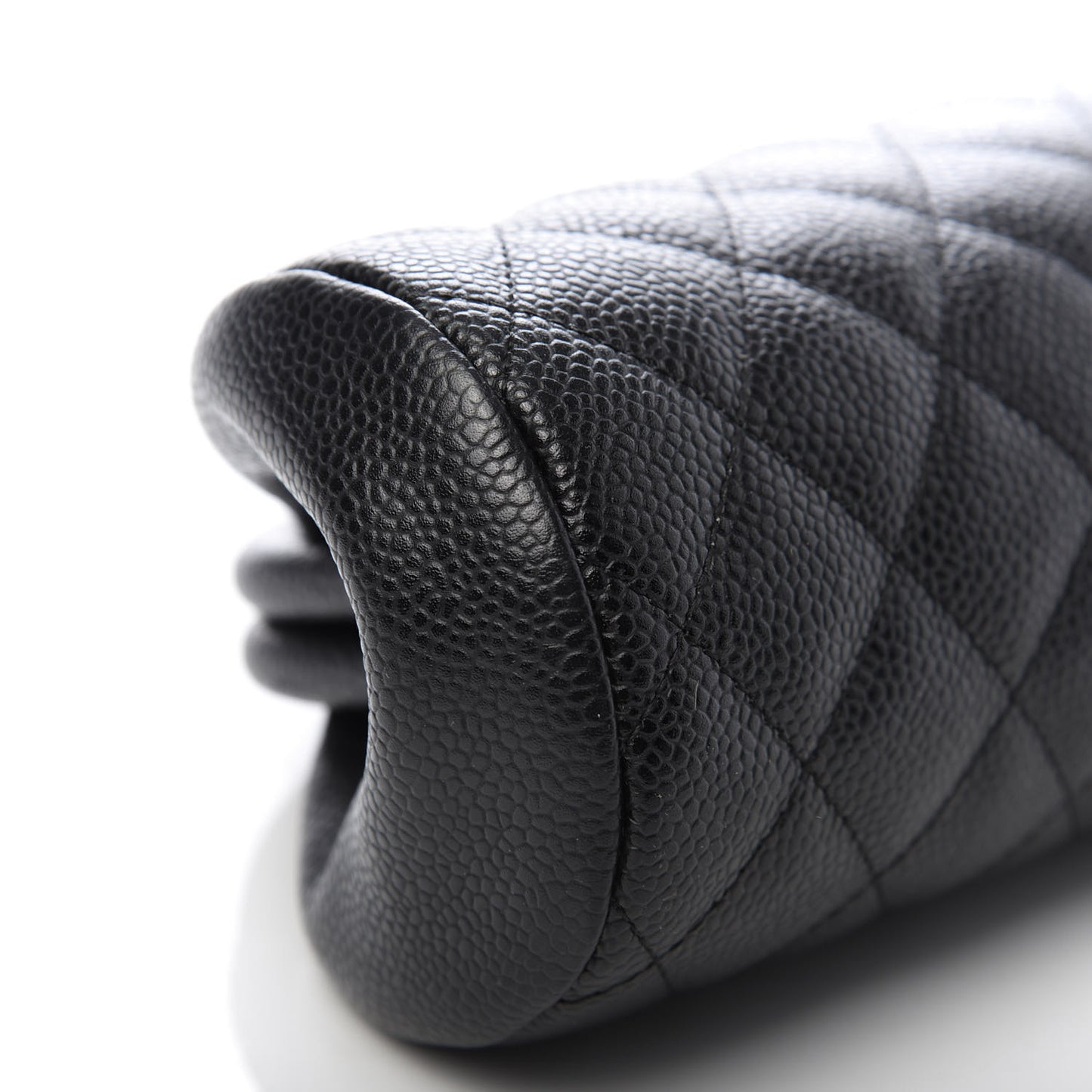 Caviar Quilted Timeless Clutch Black