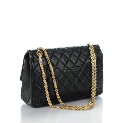 Chanel Aged Calfskin Quilted 2.55 Reissue 226 Flap Black 3 of 9